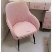 Modern Flannel Office Chairs for Office Furniture Comfortable Back Lift Swivel computer Chair Leisure Creative pink gaming chair