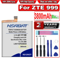 HSABAT 3800mAh LI3931T44P8H686049 High Capacity Battery for ZTE Axon M Z999 Z-01K Smart Phone