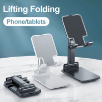 Folding Desktop Mobile Phone Holder Stand For iPhone iPad Samsung Xiaomi Huawei Tablet Scalable Adjustable Bracket Desk Support