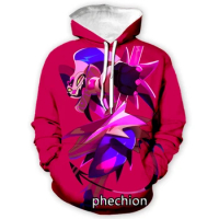 phechion New Fashion Men/Women Anime Helluva Boss 3D Print Long Sleeve Hoodies Casual Hoodies Men Loose Sporting Pullover A72