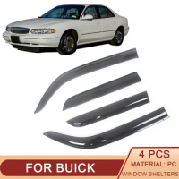 Car Side Window Visors Deflectors for Buick Envision Century Regal Encore Regal Lesabre PARK AVENUE RENDEZVOUS SKYHAWK TERRAZA