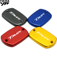 NEW CNC Aluminum Motorcycle Part Brake Fluid Fuel Reservoir Tank Cap Cover For YAMAHA T-Max 500 TMAX 530 tmax 560 2020 With logo