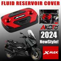 Accessories Front Brake Fluid Reservoir Cover For YAMAHA X-MAX XMAX 125 250 300 400 2017-2023 XMAX300 XMAX400 XMAX250 Parts