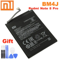 100% Original 4500mAh BM4J Battery For Xiaomi Redmi Note 8 Pro Note8 Pro Genuine Replacement Phone Battery +Free Tools