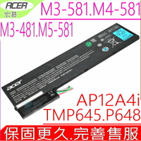 ACER AP12A4I 電池原裝 Aspire M3-581TG TMP648 iconia W700 AP12A3i  AP12A3l  AP12A4i AP12A41 BT.00304.011  KT.00303.002 3ICP7/67/90