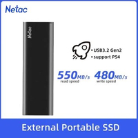 Netac 1tb SSD 2tb ssd Externo Hd Portable Ssd 500gb 250gb External Hard Drive Solid State Disk ZSLIM for Laptop Desktop
