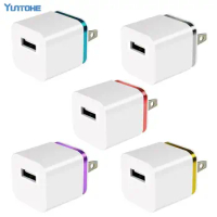 300pcs/lot Wholesale 2017 USB Power Adapter 1A Wall Charger High Quality 5V 1A Universal Travel Charger For Mobile Phone