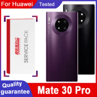 100% Original Back Housing Replacement For Huawei Mate 30 Pro Back Cover 5G Battery adhesive Sticker Back Housing Repair Parts