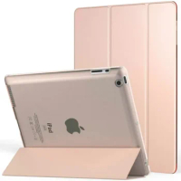 Case For iPad 2 3 4 Cover Lightweight Smart Slim Shell Translucent Frosted Back Cover for iPad 234 Display Case