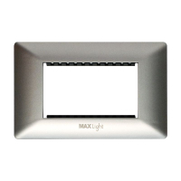 TH-RG หน้ากาก 3 ช่อง 1203PC-MB เทาเงิน