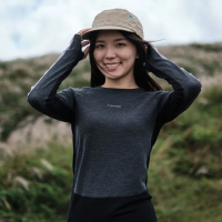 【Icebreaker】女 ZoneKnit™ 網眼透氣保暖圓領長袖上衣-BF260(底層衣/排汗衣/美麗諾羊毛衣/旅遊)