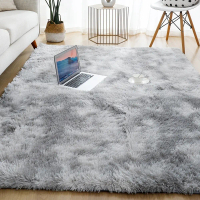 Karpet Bulu Fluffy Floor Carpet Rug 160x195cm