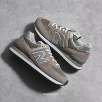 NEW BALANCE 休閒鞋 NB 574 元祖灰 麂皮 反光 復古 慢跑 男女 ML574EVG