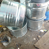 tong galvanis kap 100 liter/drum galvanis 100 liter/ tempat sampah galvanis