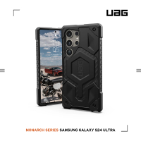 【UAG】Galaxy S24 Ultra 頂級版耐衝擊保護殼-碳黑(支援無線充電 10年保固)