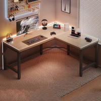 Wooden Computer Desk L Shaped Space Savers Organizer Multifunctional Table Room Gamer Escritorio Oficina Office Furniture