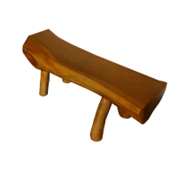 【吉迪市柚木家具】柚木樹幹造型條凳 EFACH017A1(休閒椅 長凳 椅子 客廳 實木)