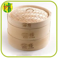 恆兆手編蒸籠家用竹蒸籠10英寸26CM