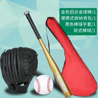 棒球棒套裝 兒童棒球棒手套棒球四件套 小學生壘球棒球棍手套全套