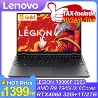 Lenovo Legion R9000P 2023 E-sports Gaming Laptop AMD R9 7945HX Geforce RTX4060 8G 16/32GB RAM 1T SSD16" 2.5K 240Hz Game Notebook