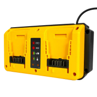 Battery Charger Replacement for Dewalt 20V Lithium Battery DCB207 DCB206 DCB204 DCB203 2-Port 90W Fa