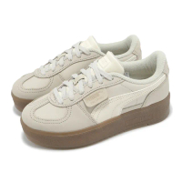 【PUMA】休閒鞋 Palermo Elevata PRM Wns 女鞋 米白 奶茶 厚底 增高 復古 德訓鞋(401284-01)