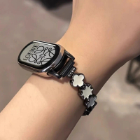 สายโลหะเพชร, สำหรับ Xiaomi Mi Band 10 9 8, สายรัดข้อมือผู้หญิงเครื่องประดับ, สำหรับ mi Watch 5/4, สา