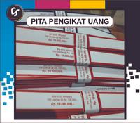 ( ON SALE ) PITA IKAT UANG  NOMINAL Rp. 100.000, Rp. 50.000 Bank BNI - COMPATIBLE STORE