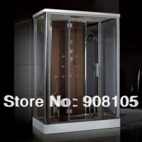 steam room glass swing door shower enclousre show cabin with steam generator and controller