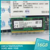 For SK Hynix RAM HMCG78MEBSA095N 16G DDR5 4800 1RX8 PC5-4800B 16GB Laptop Memory
