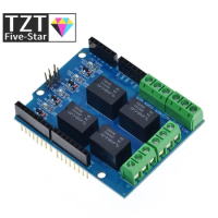 4 channel 5v relay shield module, Four channel relay control board relay expansion board for arduino UNO R3 mega 2560
