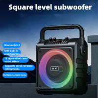 B89 Icebreaker Outdoor Wireless Bluetooth Speaker Microphone K-Song Portable Portable Square Dance Sound Card Sound System