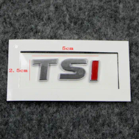 Apply to Golf 6 MK6 Jetta Bora Passat cc Touran 1.4TSI Trunk label TSI displacement standard Rear tail mark silver