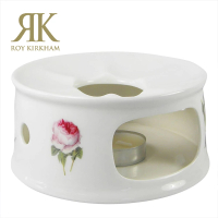 【英國ROY KIRKHAM】Redoute Rose 浪漫淺玫瑰系列13CM骨瓷溫茶器(英國製造進口)