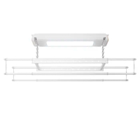 electric smart laundry drying rack foldable led ceiling mounted clothes drying rack electric lifting heated clothes hanger dryer