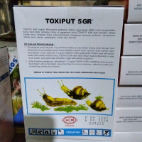 TOXIPUT 5GR - ISI BERSIH 250 GRAM MOLUSKISIDA