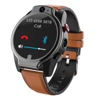 LEMFO LEM14 Smart Watch 4G SIM Card Android 10 Face ID 4G 64G 5ATM Waterproof 1100 mAh Battery Dual Camera GPS Smartwatch