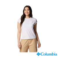 【Columbia 哥倫比亞】女款-Boundless Trek™快排短袖上衣-白色(UAR71490WT/IS)