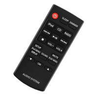 Replace Remote Control For Panasonic SC-HC37GSX SC-HC37PU SA-HC28 SC-HC28P SC-HC17 SC-HC17EB-K SC-HC37 Stereo System