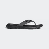 【adidas 愛迪達】拖鞋 男鞋 女鞋 運動 COMFORT 黑灰 FY8654(A5341)