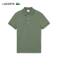 LACOSTE 男裝-經典修身短袖Polo衫(軍綠色)