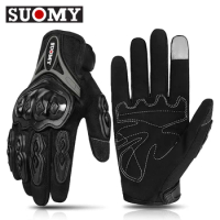 SUOMY Summer Motorcycle Gloves Breathable Touch Screen Motorcycle Gloves Off-road Motocross Protective Gloves Anti-drop Guantes