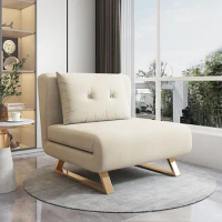 Small unit sofa bed, foldable single bed, furniture dual-purpose multifunctional fabric sofa, 1.2 meters