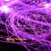high quality side glow sparkle fiber optic light strands 1.0mm*1500m/coil for fiber optic lighting