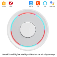 Tuya Zigbee Smart Gateway Homekit Wireless Wired Hub for Apple Alexa Google Home Intelligent Linkage Gateway Home Kit Bridge