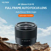 VILTROX 20mm F2.8 Sony E Camera Lens Full Frame Ultra Wide Angle Auto Focus VLOG Lens For Sony ZV-E1 A7RV ZV-E10 A7C FX30 New