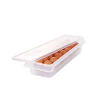 【韓國昌信生活】INTRAY冰箱雞蛋收納扁盒(14格)