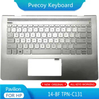 New For HP Pavilion 14-BF TPN-C131 Laptop Palmrest Case Keyboard US English Version Upper Cover