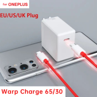 65w Charger For Oneplus Warp Charge 65 Power Adapter Quick Charger One Plus 10 9 Pro 8T + 8 T 9pro Usb C Port Cargador EU US