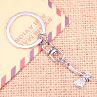 20pcs New Fashion Keychain 22x14mm Ax Tomahawk Pendants DIY Men Jewelry Car Key Chain Ring Holder Souvenir For Gift